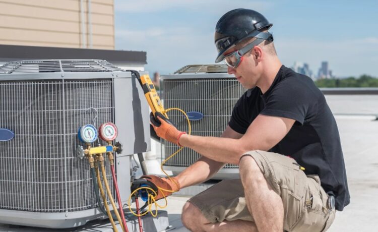 During HVAC Installation